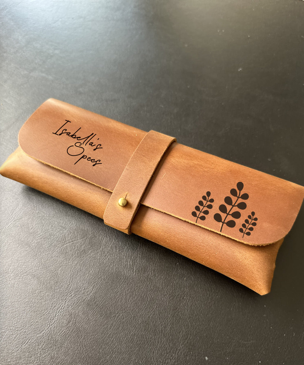 Leather Eyeglass Case For Women