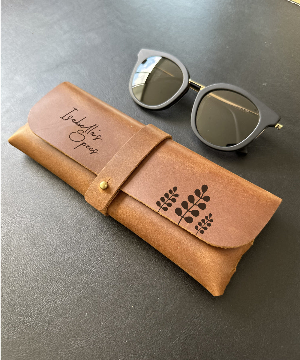 Leather Eyeglass Case For Women