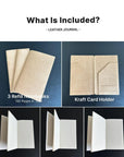Personalised Leather Journal – Graduation & Birthday Gift with Inspiring Quote
