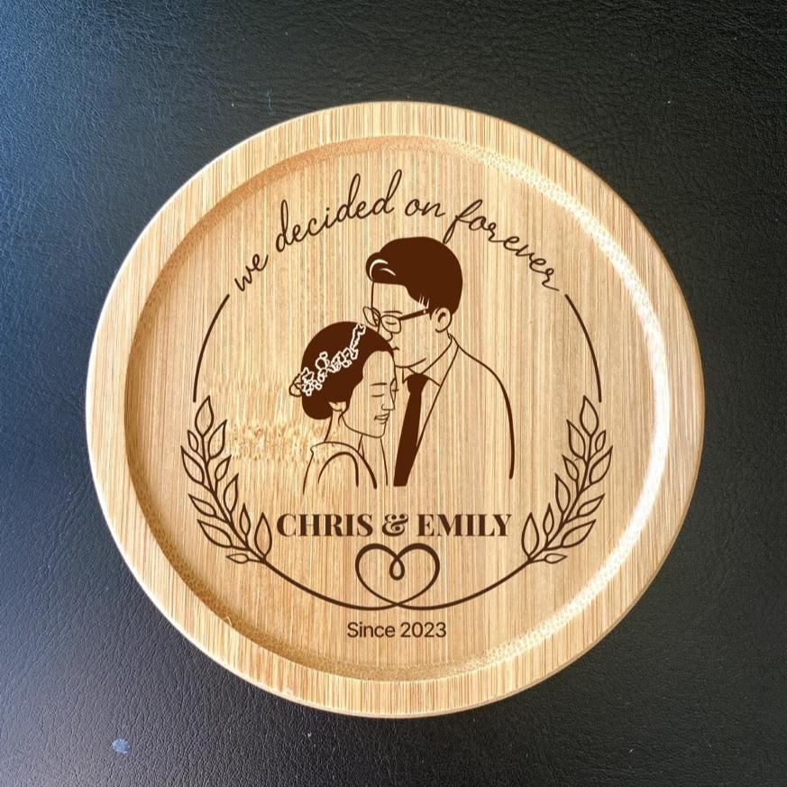 Bulk Order of fashion Custom-engraved Timber Coasters