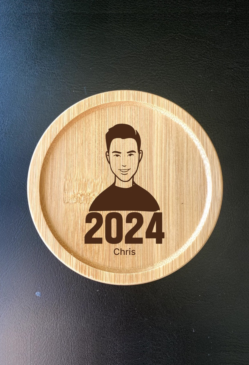 Engraved 2024 Wooden Coasters