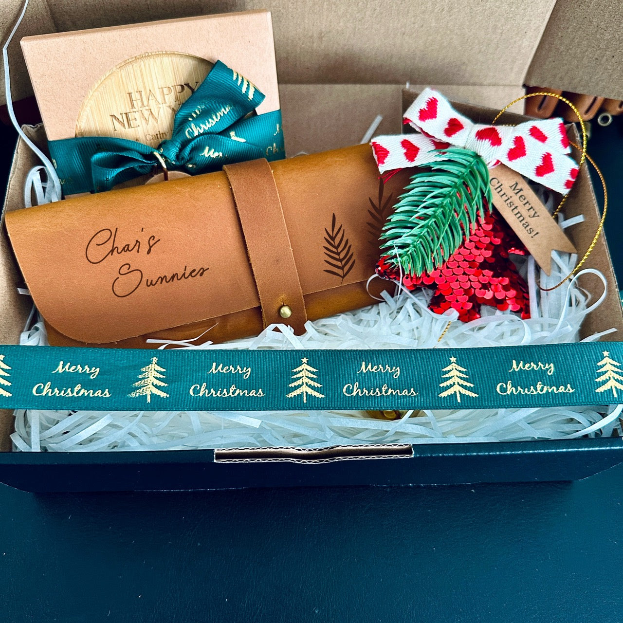 Custom Leather Eyeglass Case – Personalised Gift for Him or Her