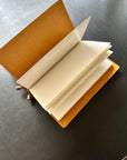 Refillable Leather Journal – Personalised Teacher Gift with Custom Portrait