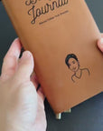 Personalised Leather Journal – Graduation & Birthday Gift with Inspiring Quote