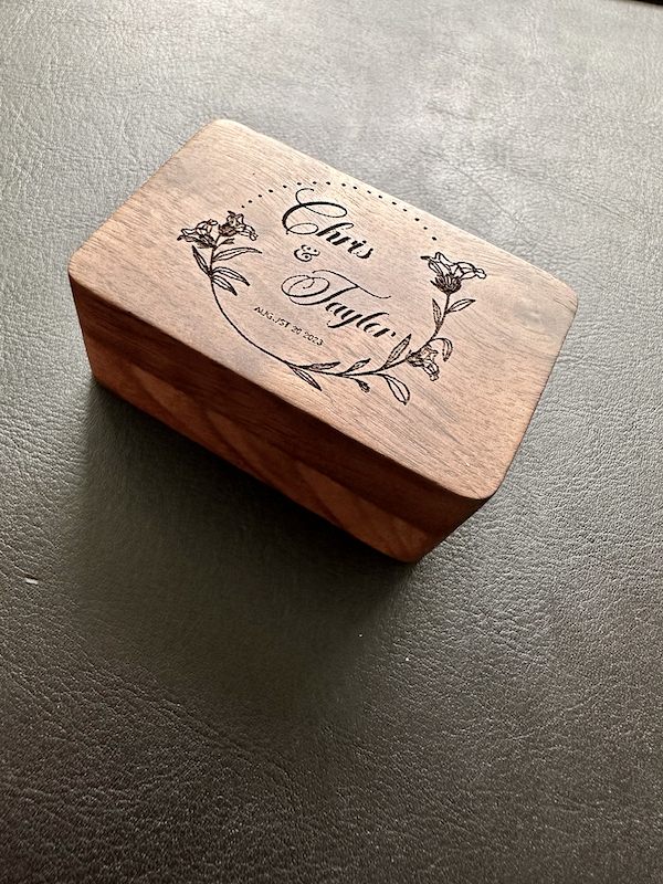 Personalised Unique Ring Case