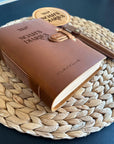 "Timeless Elegance" Luxurious Thick Leather Diary - Elegant, Durable Notebook for Everyday Reflection