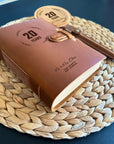 "Timeless Memoirs: Anniversary Edition" Leather Notebook - A Celebration of Love