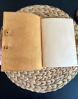 Handcrafted Thick Leather Recipe Notebook - Durable Culinary Journal