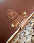 Handcrafted Thick Leather Recipe Notebook - Durable Culinary Journal