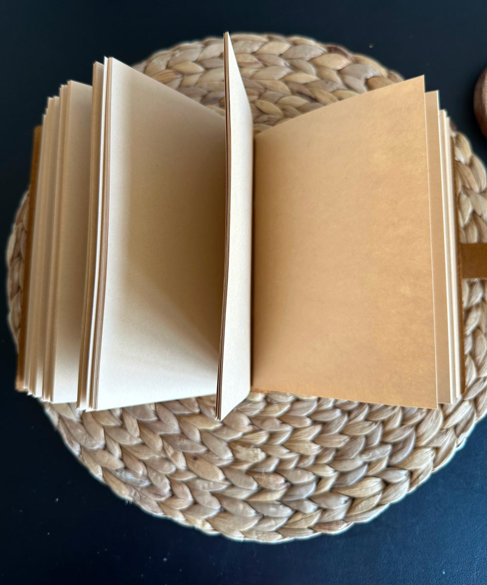 Custom Leather Thick Cookbook for Food Lovers