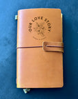 "Timeless Love" Leather Journal - A Personalised Anniversary Keepsake