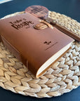 Custom Leather Thick Cookbook for Food Lovers