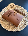 Custom Leather Thick Cookbook for Food Lovers