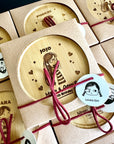 Personalised Kids' Portrait Coasters - Unique Party Favours