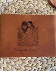 Custom Moms Gift Leather Journal