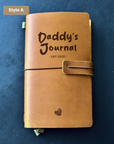 Father's day journal, Gift for dad/grandpa, Personalised journal, Writters journal, Notebook