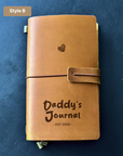 Father's day journal, Gift for dad/grandpa, Personalised journal, Writters journal, Notebook