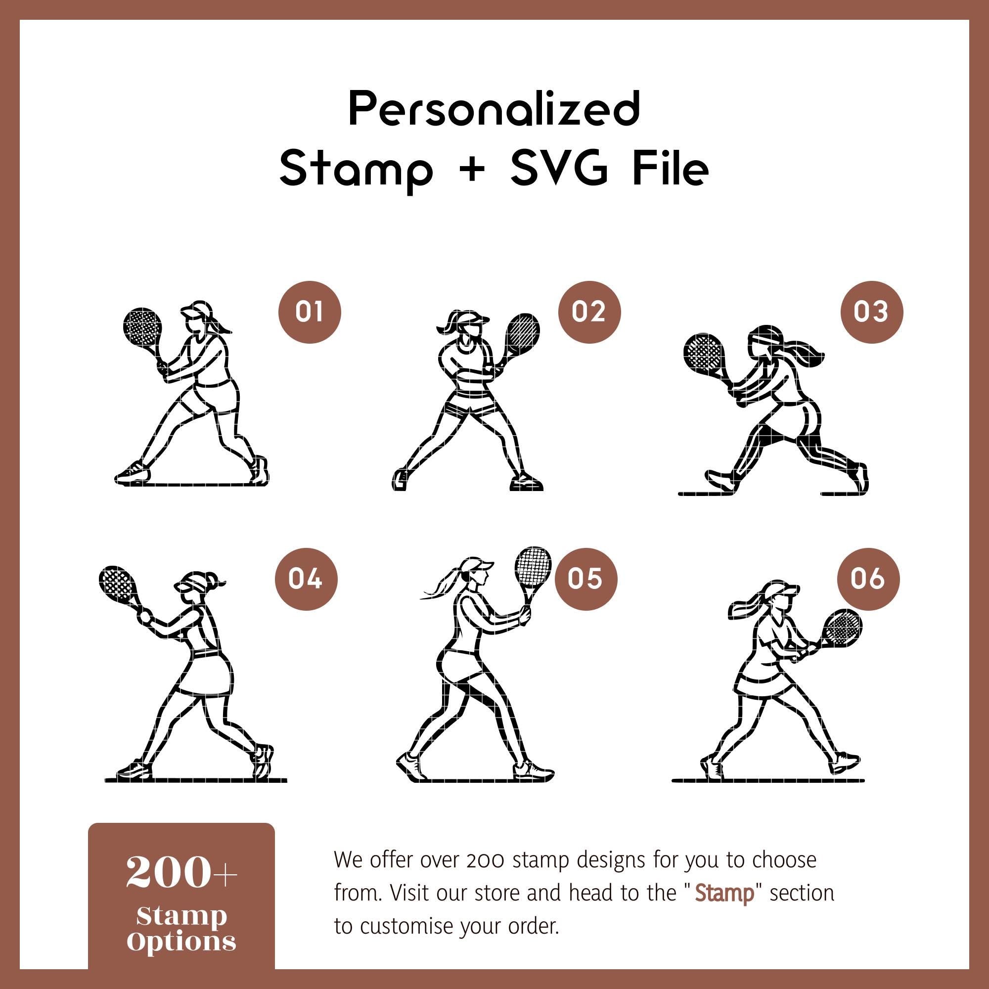 Sports SVG stamp design for DIY gifts