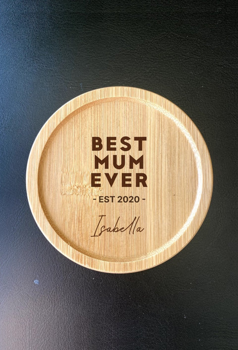 Wooden Coaster for the Best Mom: An Ideal Gift