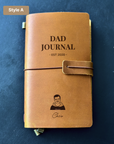 Dad's portrait notebook, Gift for Dad/Grandpa