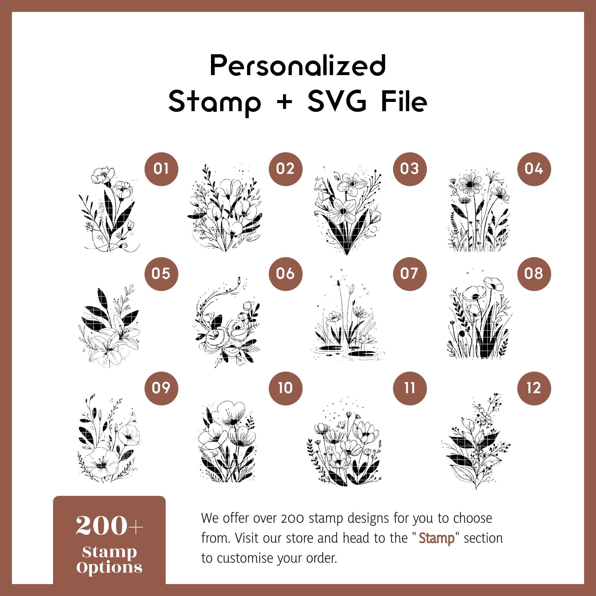 Monthly flower design for custom birthday gift