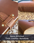 Engraved leather notebook – thoughtful realtor closing gift for homeowners