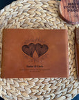 Personalized Leather Notebook & Journal – Handmade Customized Gift for Couples Anniversaries