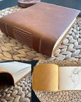 Personalised Leather Travel Journal, Customise Leather Notebook, Adventure Notebook, Mother's day Gift Ideas for Her Him Teachers