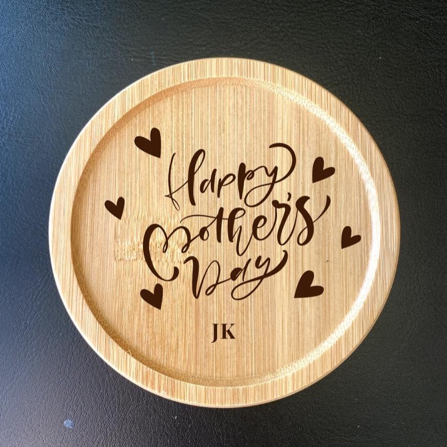 Custom coffee coaster for Mother&#39;s Day, Australia-made personalized gift