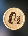 Engraved 2024 Wooden Coasters