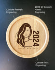 Engraved 2024 Wooden Coasters