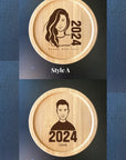 Engraved 2024 Wooden Coasters