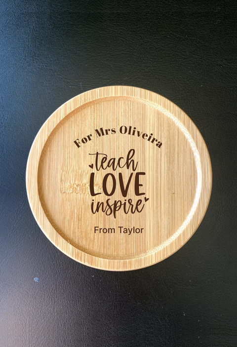 Teacher's Day Special - Personalized Coaster Gift Set for Teachers