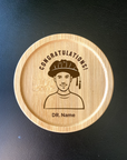 Custom Portrait Wooden Coasters - The Perfect Graduation Gift