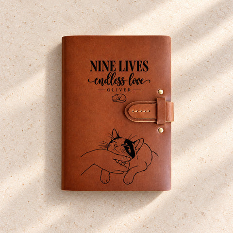 Name & Quote Text Designs – Personalised Journals (Pet02)