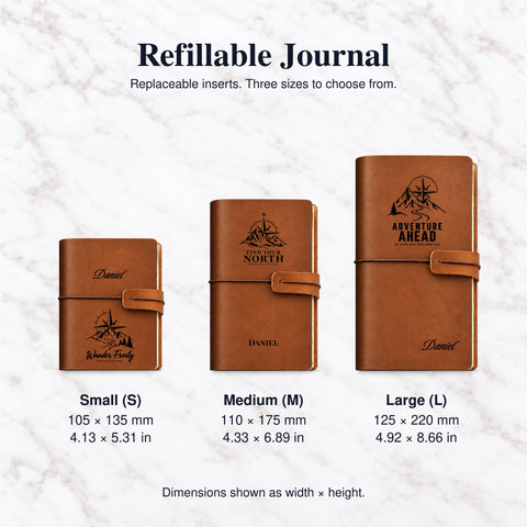 Compass Adventure – Personalised Journal Designs
