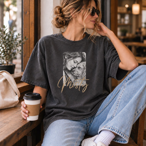 Personalised Dog Mum T-Shirt – Your Dog’s Photo & Name