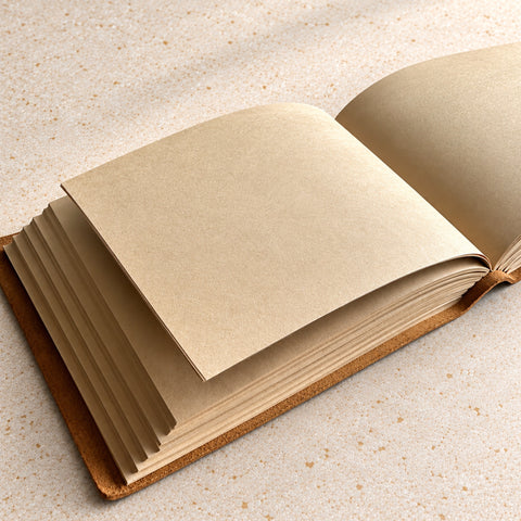 Our Adventures Leather Journal – Personalised Couple Portrait Notebook, Custom Engraved Love Diary, Anniversary & Christmas Gift