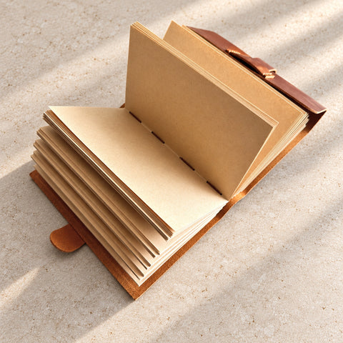 Personalised Leather Journal with Strap, Custom Engraved Notebook with Name & Floral Design, Handmade Gift Australia
