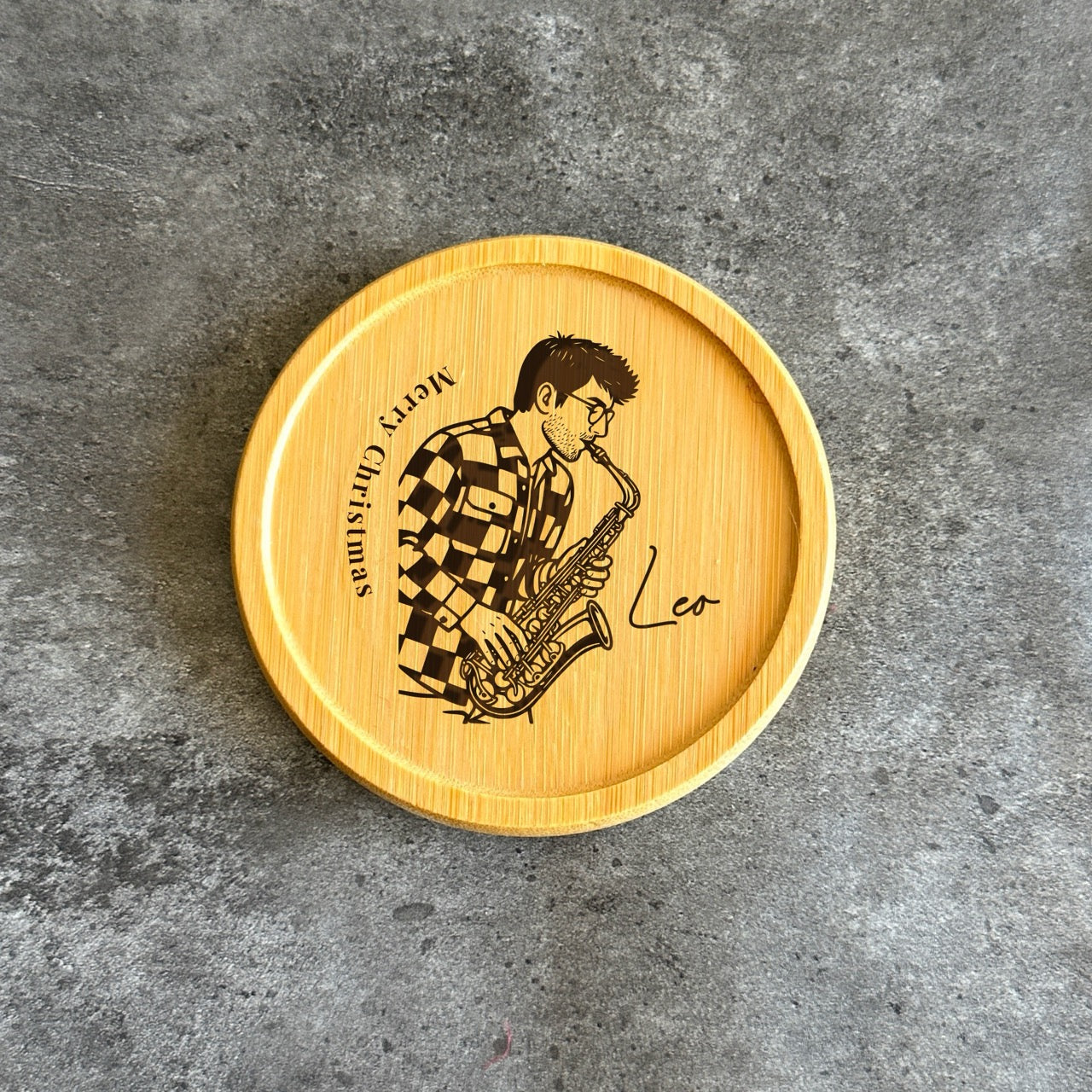 Christmas gift idea for music teacher with custom photo