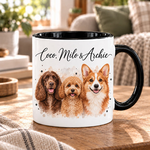 Personalised Pet Photo Mug – Custom Dog & Cat Portrait Gift