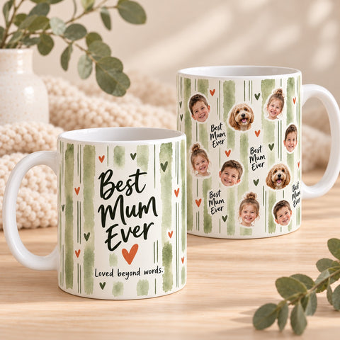 Personalised Family Photo Mug – Gifts for Mum, Dad & Grandparents