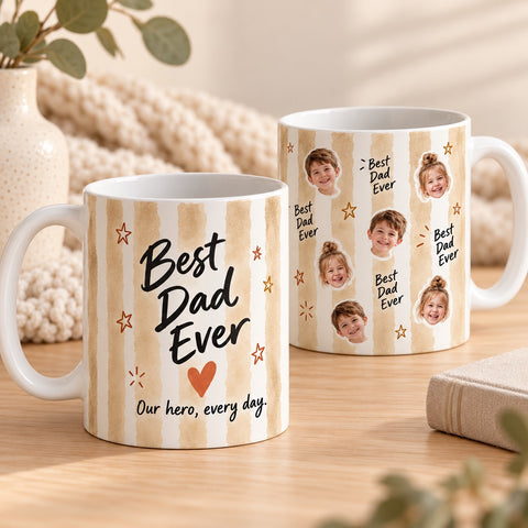 Personalised Family Photo Mug – Gifts for Mum, Dad & Grandparents