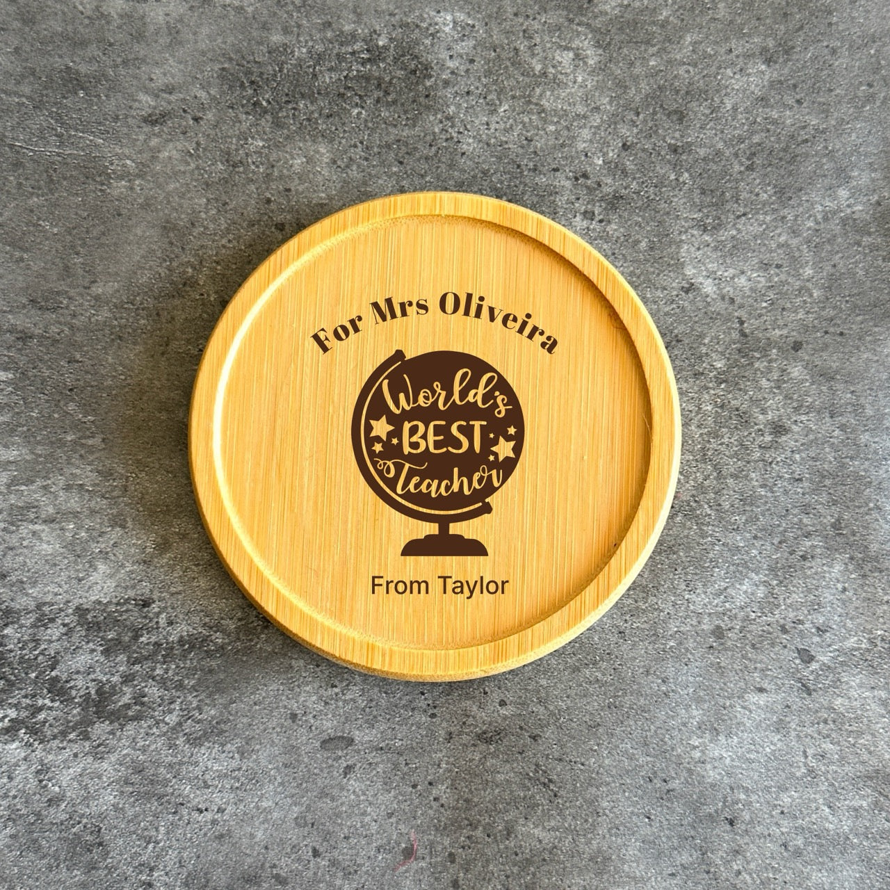 A Teacher Coaster (No price)