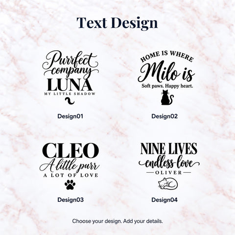 Name & Quote Text Designs – Personalised Journals (Pet02)