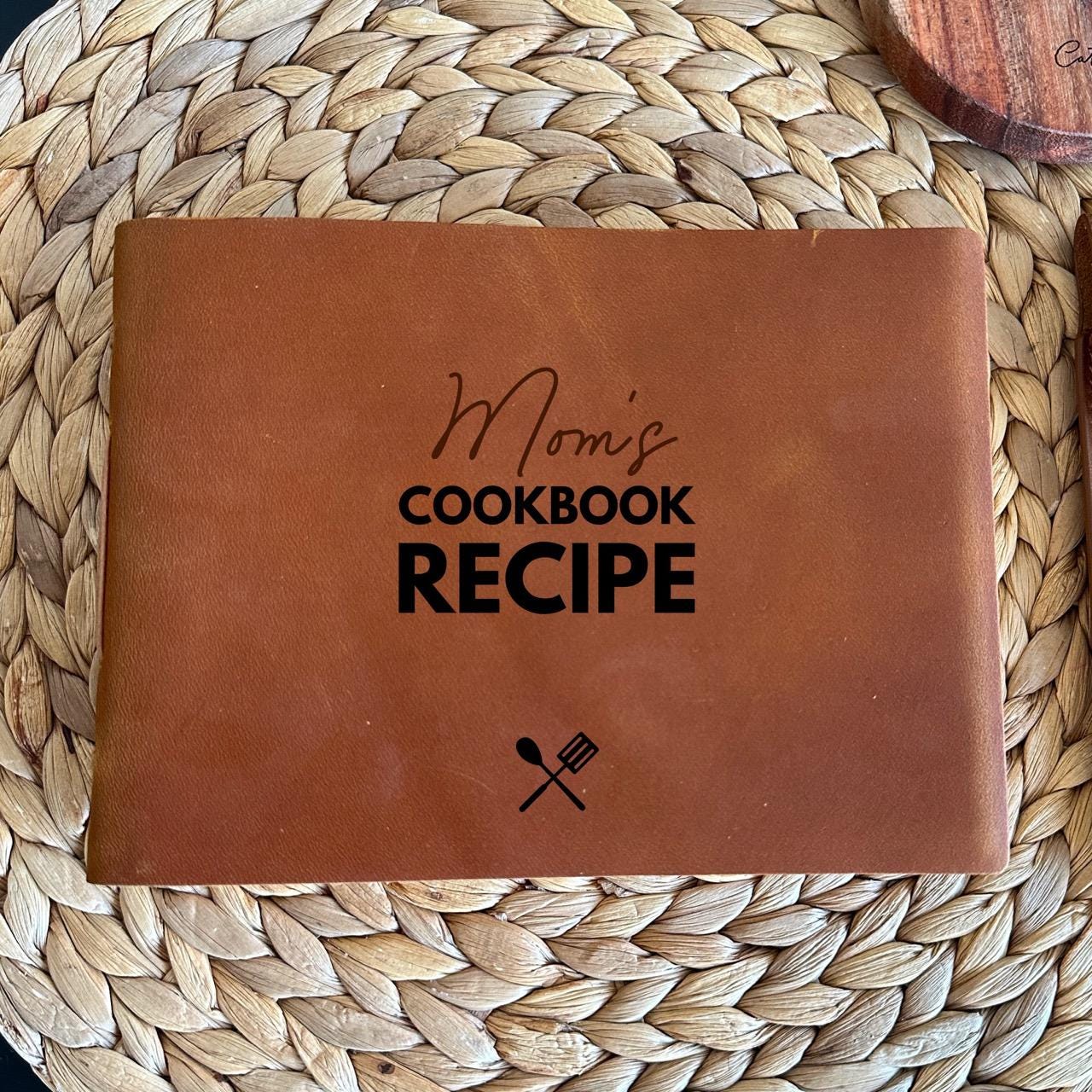 Unique Leather Recipe book for Moms