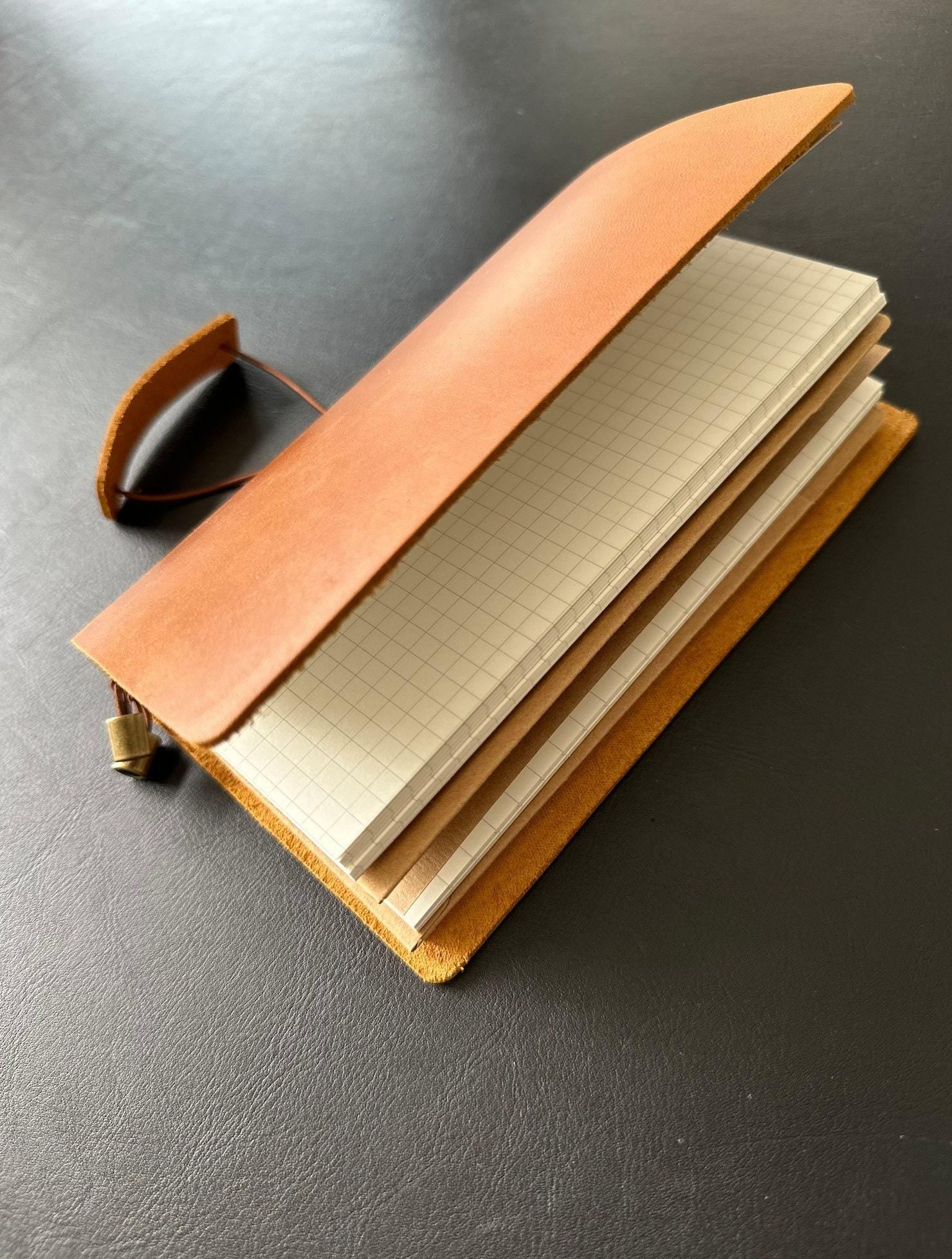 Graduation or Christmas personalised leather notebook gift