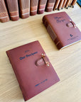 Custom leather recipe journal gift for Mother’s Day