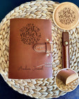 Custom non-refillable journal for mums birthdays and Christmas