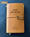 Father’s Day leather gift for dads with refillable strap closure design